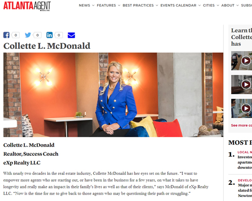 Atlanta Agent Magazine - Collette McDonald