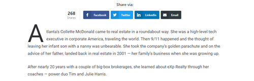 Atlanta's Collette McDonald -eXp Real Estate